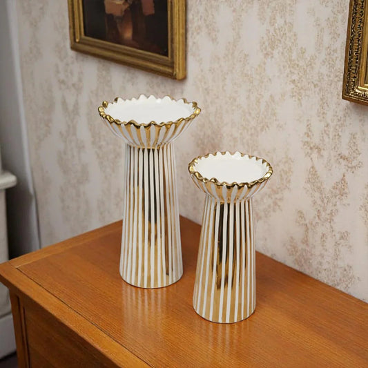 Ceramic Glow Candle Stands DECOR DARBARS