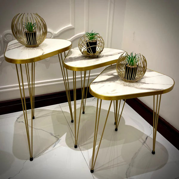 Modern Coffee Table – Nesting End Table & Side Table Set for Stylish Living DECOR DARBARS