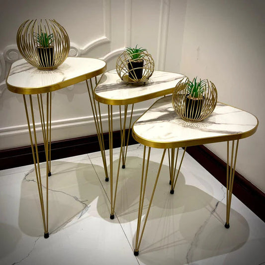 Modern Coffee Table – Nesting End Table & Side Table Set for Stylish Living DECOR DARBARS
