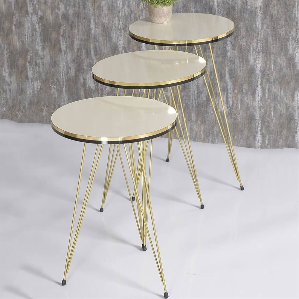 Modern Coffee Table – Nesting End Table & Side Table Set for Stylish Living DECOR DARBARS
