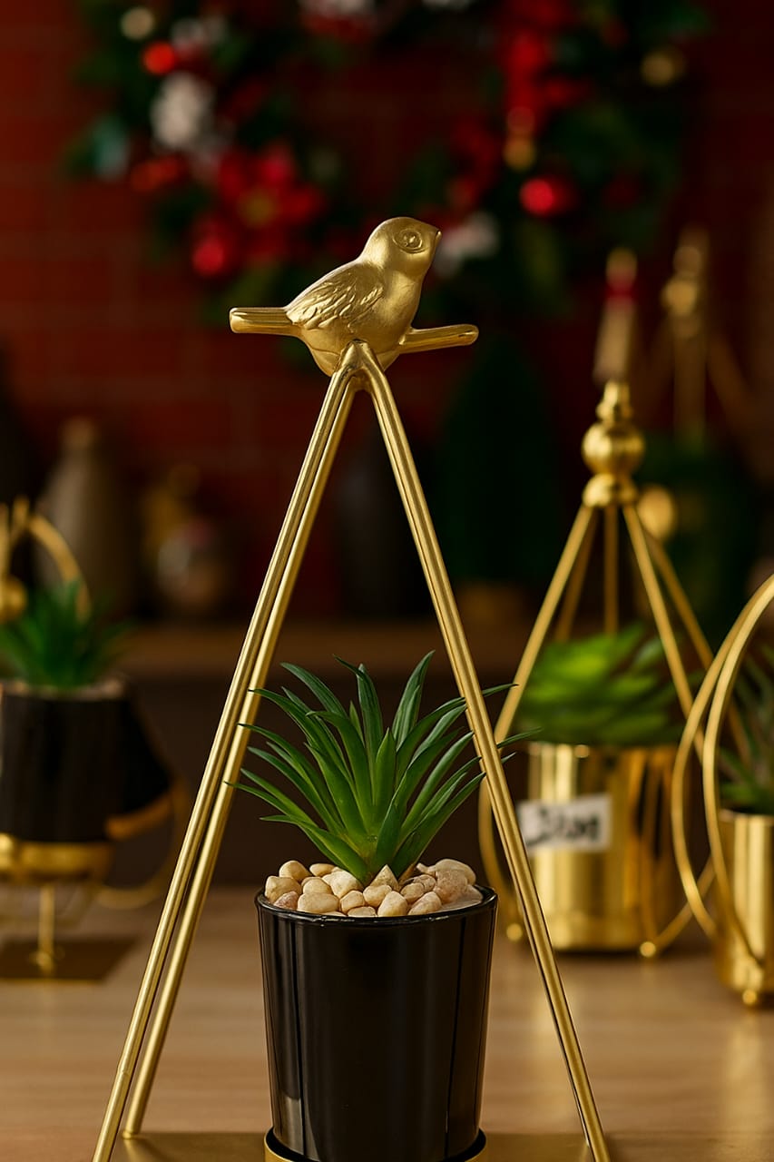 Golden Stainless Steel (small & large) DECOR DARBARS