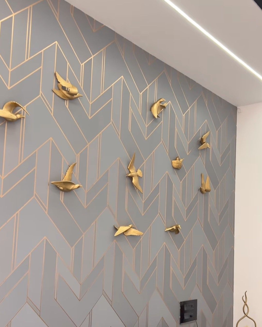 Golden Royal Birds DECOR DARBARS