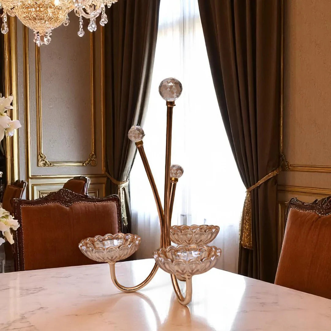 Celestial Lotus Metal Ornament DECOR DARBARS