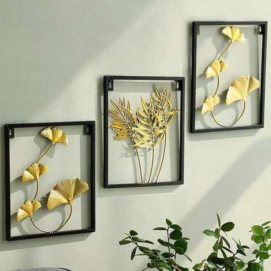 Metal Leaf Wall Art Decor DECOR DARBARS