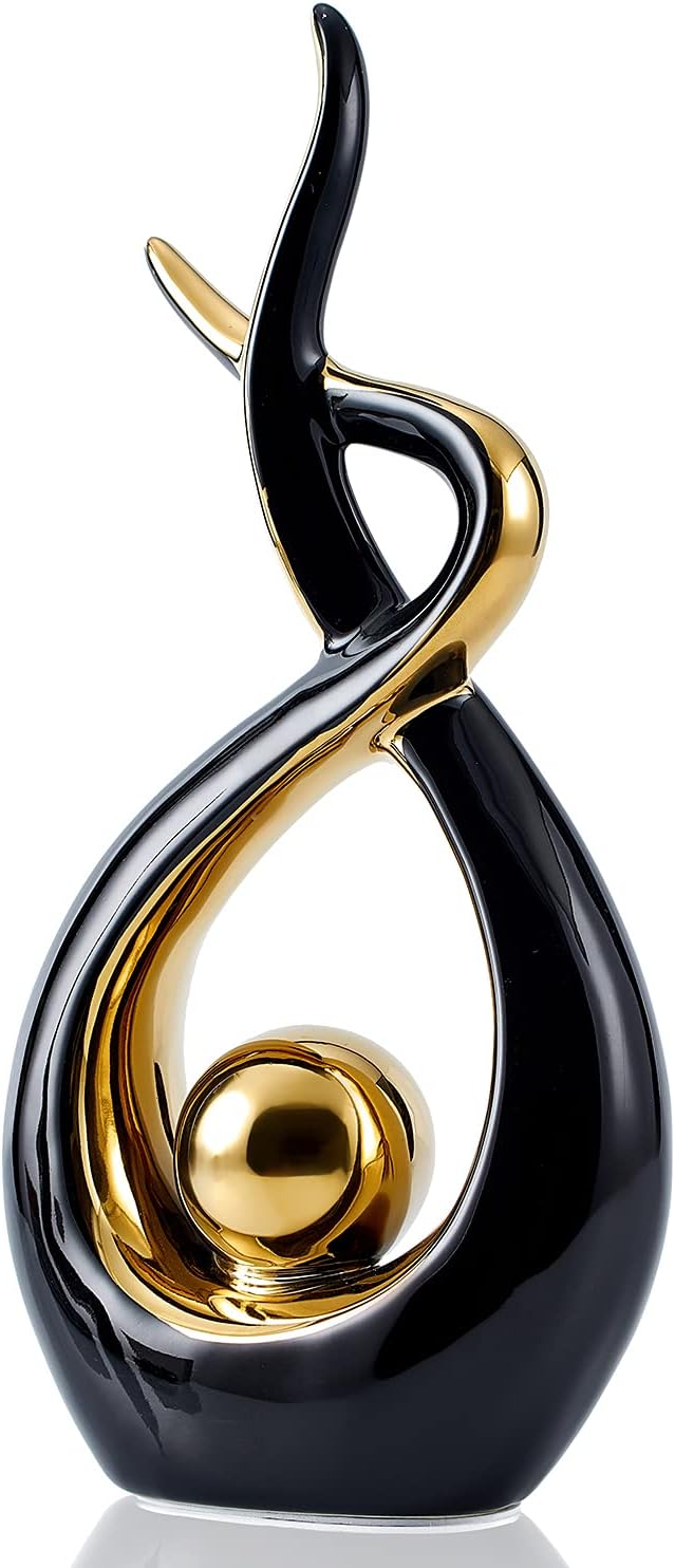 Modern Art Ceramic Statue Living Room Decor DECOR DARBARS