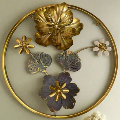 Imported Premium Quality Metal Flower Frame – Elegant Decorative Wall Art DECOR DARBARS