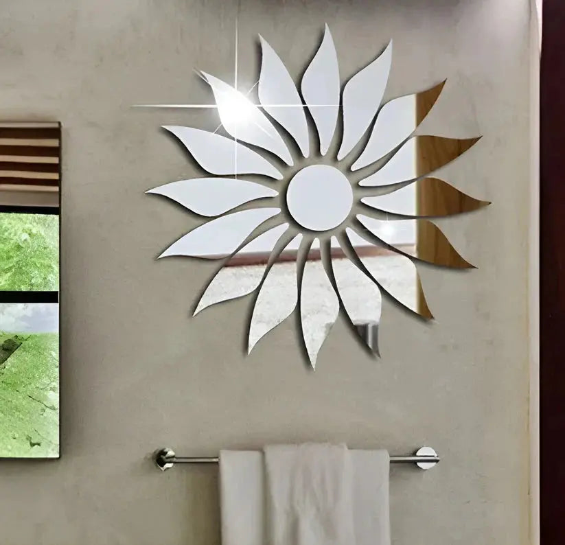 Sunflower Home Decor Mirror (Acrylic) DECOR DARBARS