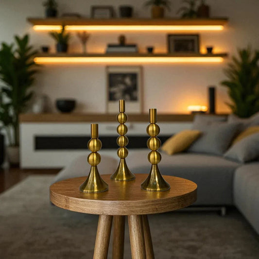 The Velvet Glow Candle Stand DECOR DARBARS
