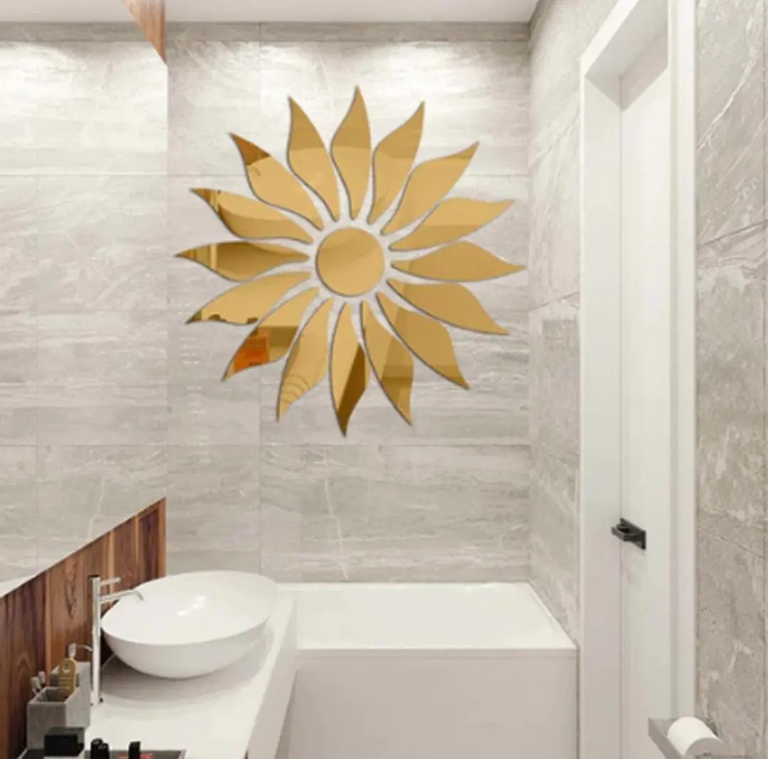 Sunflower Home Decor Mirror (Acrylic) DECOR DARBARS