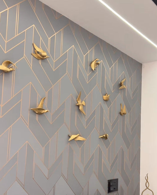 Golden Royal Birds DECOR DARBARS